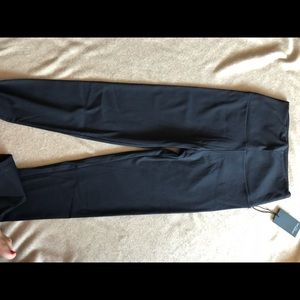 Lanston Nolan ribbed black leggings size medium